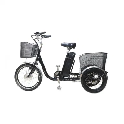 250W трехколесный электрический трехколесный велосипед с электроприводом по индивидуальному заказу мини-дешевый велосипед для пожилых людей